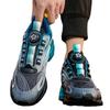 Rotating button men's shoes autumn breathable junior high school students popcorn bottom running shock absorption casual mesh sports tide shoes