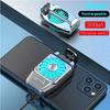 Portable Universal Turbo Hurricane Mobile Phone Cooling Fan, Silent Operation Metal Structures Suitable for iPhone, Samsung