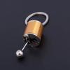 ZooooM ZM-KEY7620-GD Shift Lever Design Key Chain Manual Gear Change Stylish Men's Ring Cool