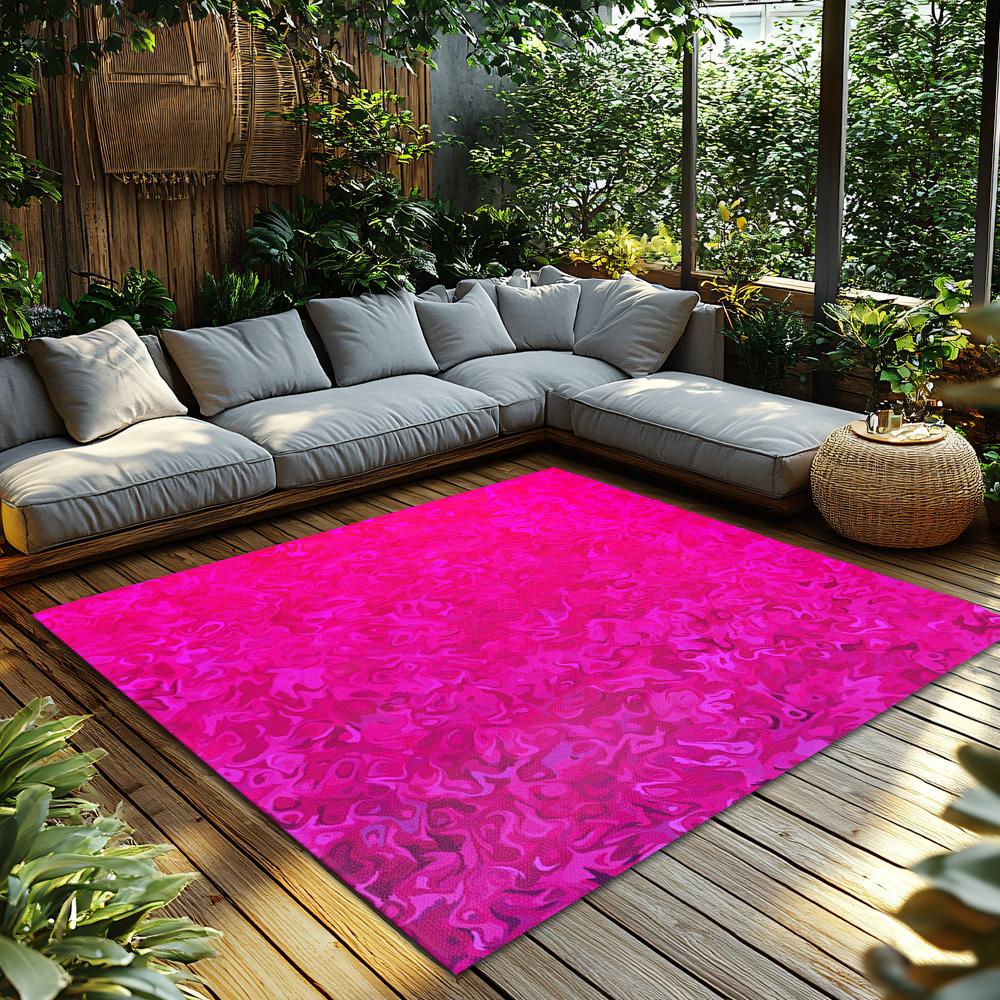 Tapete Macio e Fofo Lavável Antiderrapante Tapete de Área Sala de Estar Quarto Decoração de Casa Tapete de Chão Tapetes com Padrão Abstrato Moderno Rosa