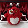 25CM New Anime Hazbin Hotel Hell Alastor The Radio Devil Cat Plush Toy Easter Sunday Cartoon Game Movie Peripheral Fan Kid Gifts