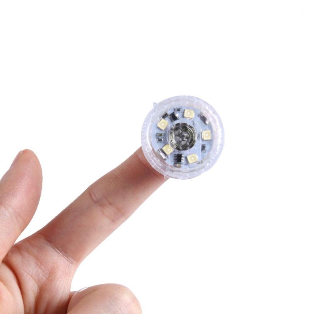 2 Pcs Self-adhesive Car Interior Atmosphere Lights Mini Finger Touch Sensor Car Interior Light Portable High Brightness