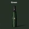 Automatic Folding Sunny Rain Umbrella Solid Color Three-folding Windproof Business Umbrella