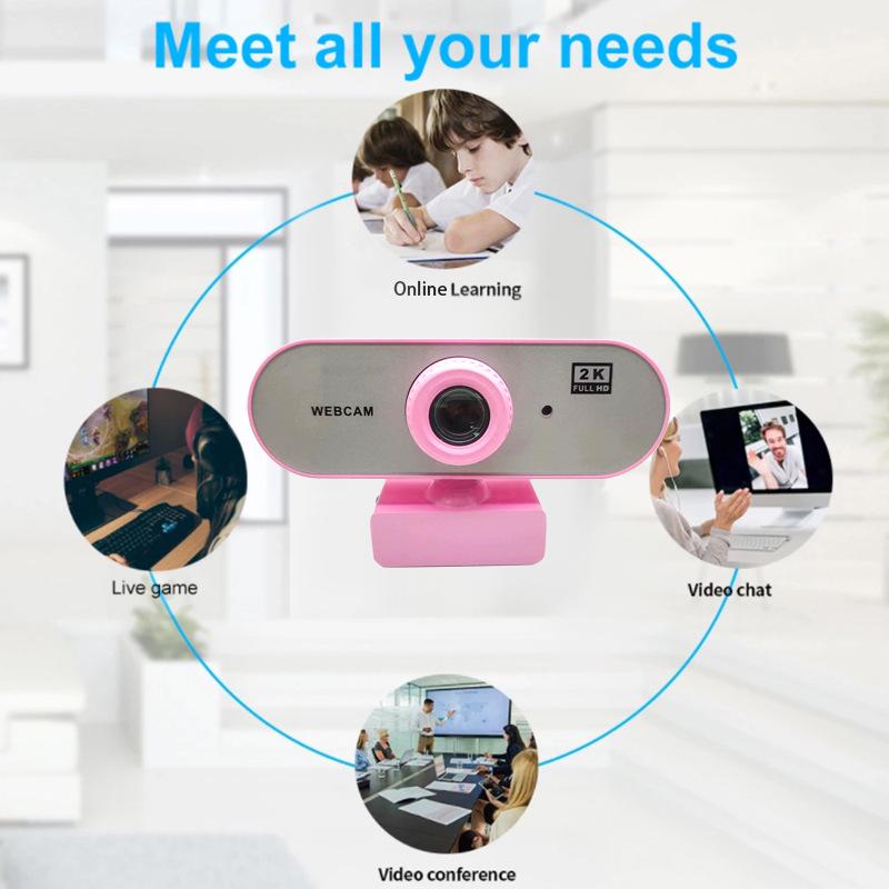 Kamera komputerowa HD2K 4K High Definition z mikrofonem do zajęć online