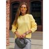 Fall Winter Oversized Sweaters for Women Casual Crewneck Pullover Long Sleeve Fuzzy Chunky Knit Tops Blouse Women's Warm Pullover Sweater Tops Outfits