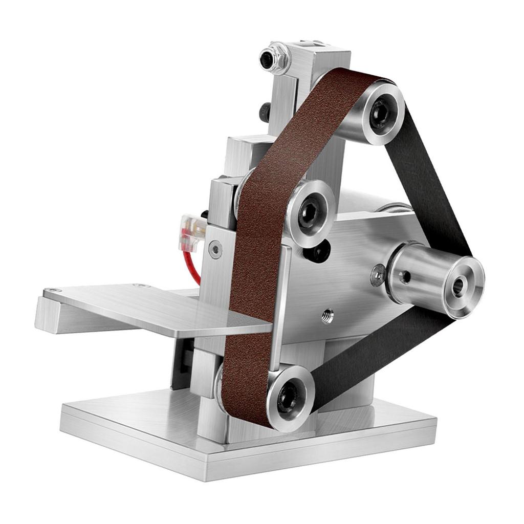 Electric Mini Belt Sander Electric Sharpening Bench Grinding Sanding Machine.Table Polisher for DIY Craft