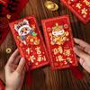 6pcs Cartoon 2025 Snake Year Red Envelopes Traditional Gifts Packing Bags  Kids Gift