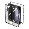 Suitable for Samsung Z Fold6 Mobile Phone Case Fold5  Magneto Folding Glass Metal Magnetic Guardrail Clip Cover