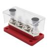 300A Power Distribution Block Bus Bar 4 X 3/8 48V   Busbar Box with Transparent Cover