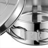 Uncoated Outdoor Frying Pan Set Stainless Steel Picnic Bowl Pot Set  Backpacking