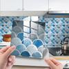 10Pcs Kitchen Tile Sticker Bathroom Mosaic Wall Sticker   Home Decor