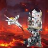 Non-Toxic 1000Pcs Gringottses Wizard Tower Magic World Dragon Moc Building Bricks Set Blocks Toys For Kids Children Adult Birthday Gifts