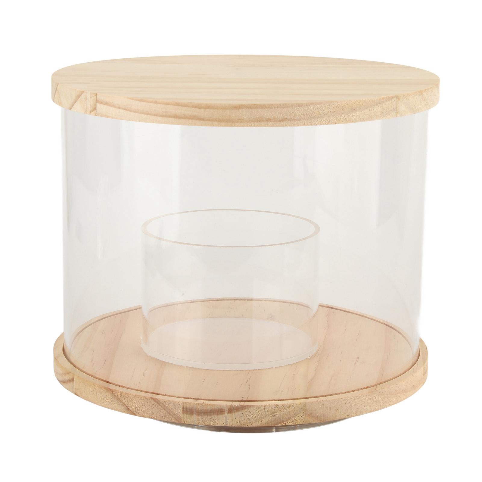 

Action Figure Display Case Rotating Base Dustproof Waterproof Acrylic Action Figure Cabinet for Bedroom Office