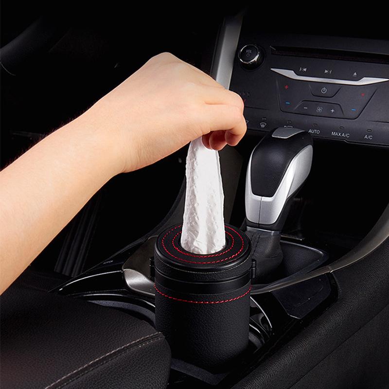 Tissue Box Cover Tube Napkin Car Office Paper Holder Paper Tube Pull Paper Bucket