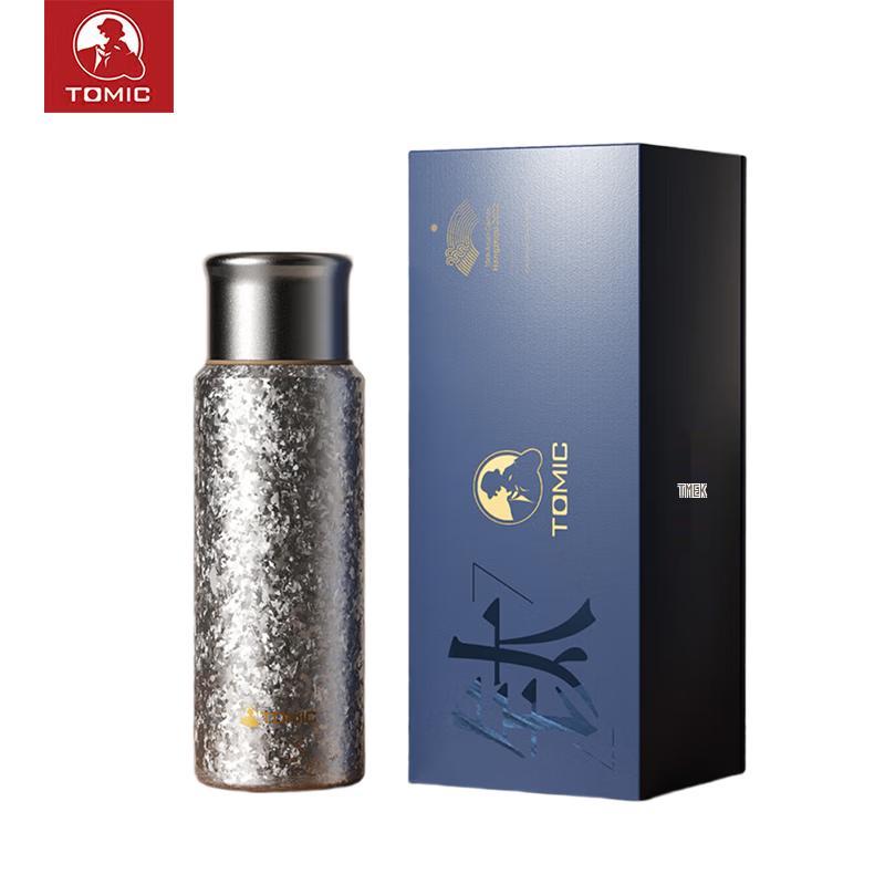 TOMIC Titanium Insulated Tea Mug with Infuser