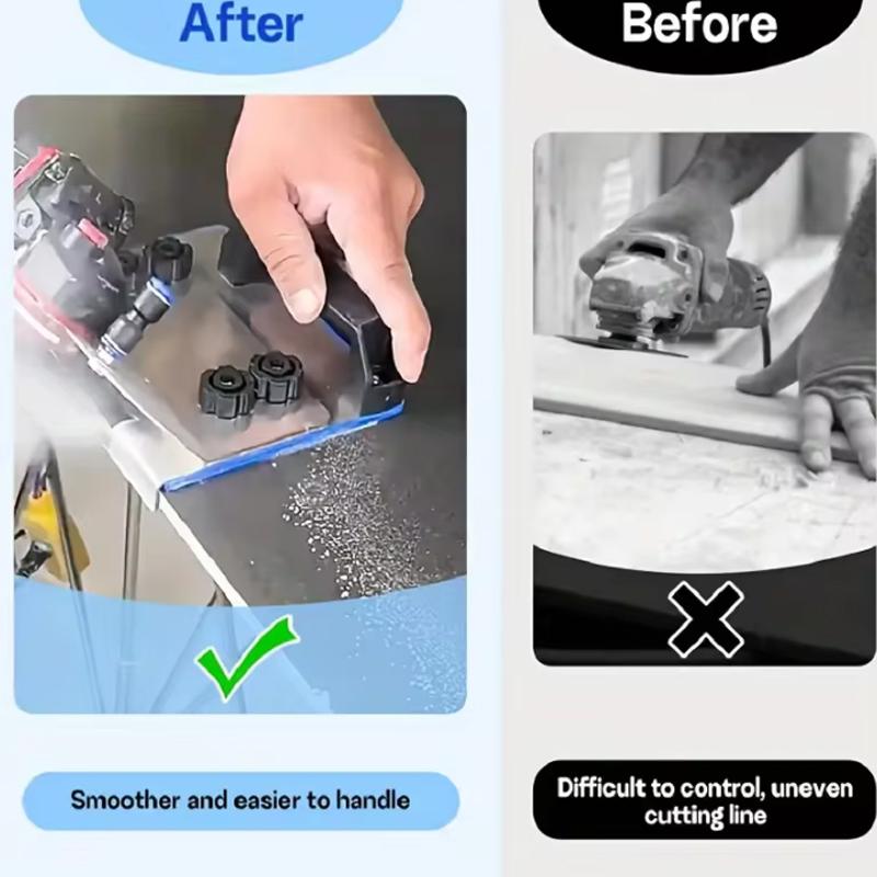 Stainless steel glass Cutter - Durable tile edge smooth, 45 degree chamfer tool for most Model 100 machines