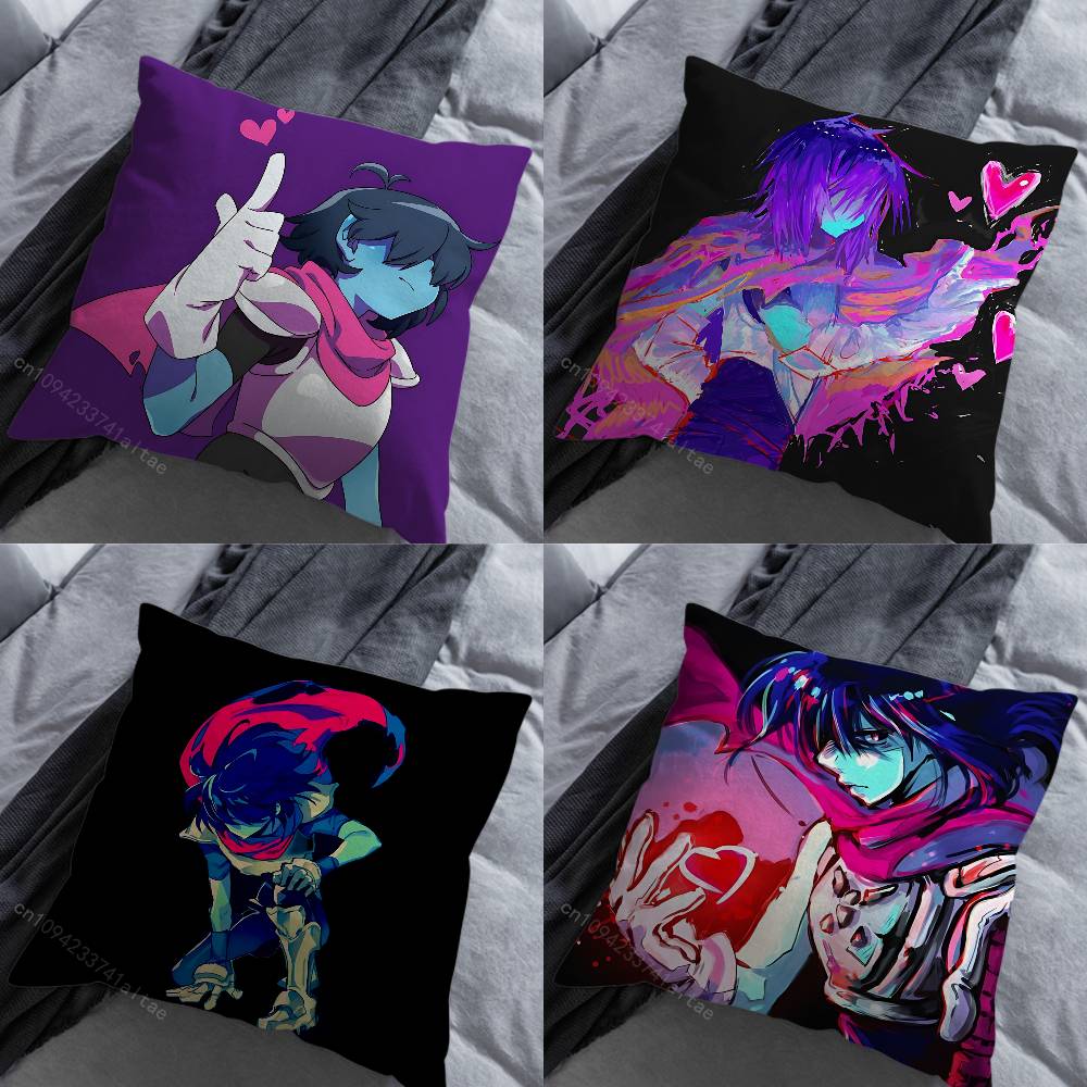 Cool DDeltarune KKris Throw Pillow Case Living Room Sofa Cushion Cover For Home Bedroom Decoration Protector