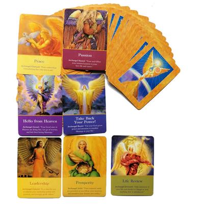 Cartas mágicas do oráculo do arcanjo, terra, leitura, destino, tarô, jogo de cartas, baralho de 45 cartas