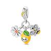 Authentic Original Copper Metal Apple Avocado Ice Cream Cake Bead Component Pendant Bead Component Compatible With Do It Yourself Women Necklaces