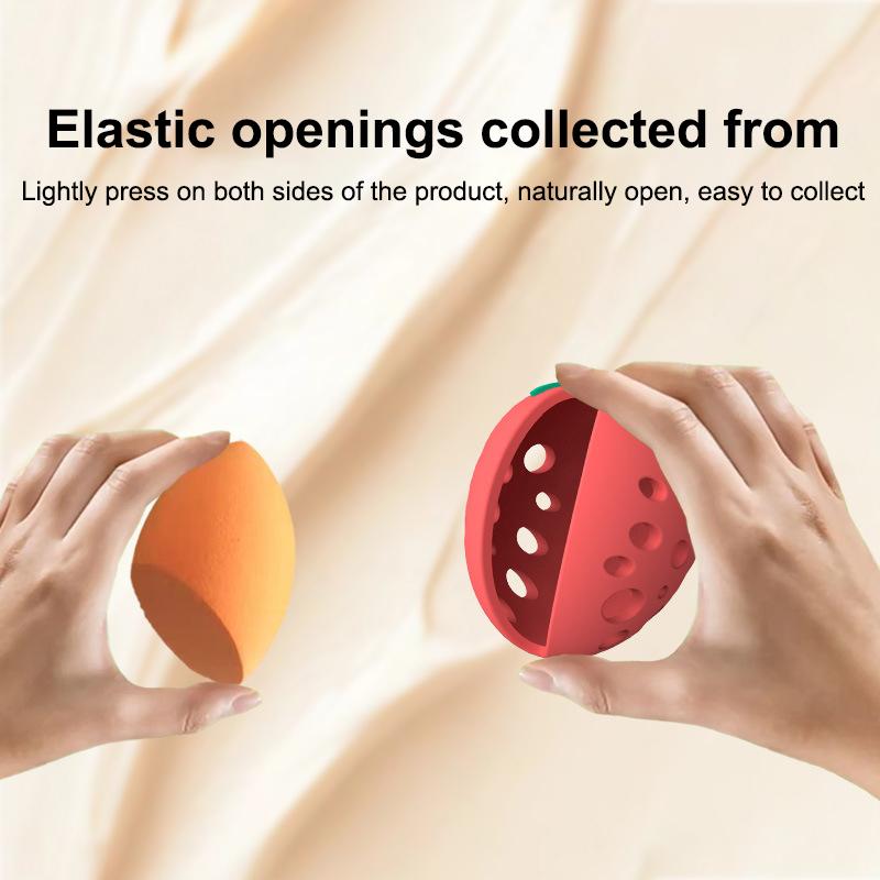 Make-up Schwamm Etui Beauty Blender Halter Puderquasten Etui Make-up Zubehör Kosmetikhalter Leere Kosmetik Bunte Puderquasten Box