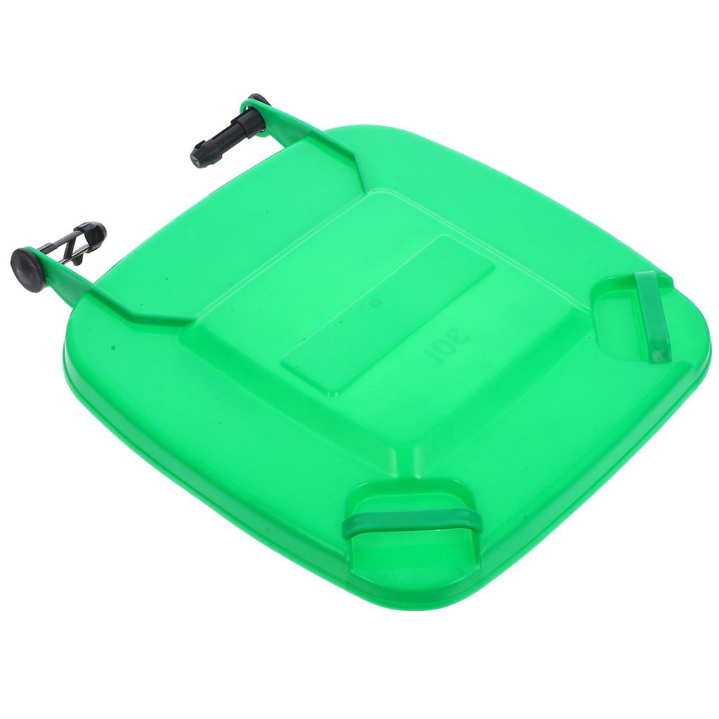 Plastic Trash Can Lid Thickened Cover for Large Outdoor Garbage Bucket Sealed Replacement Accessory for Public Waste Bins