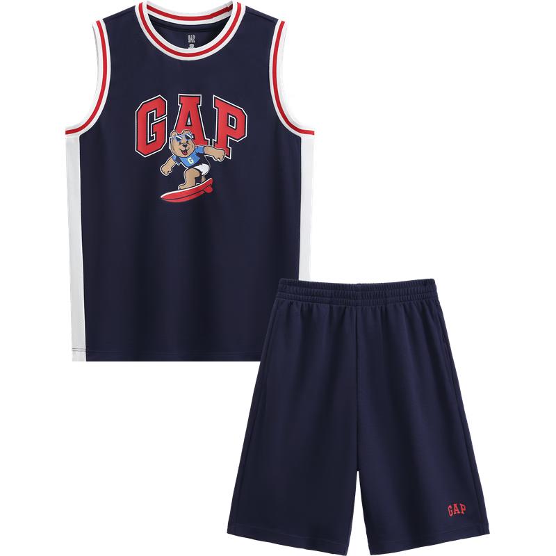 GAP Boys Moisture-Wicking Logo Sleeveless Shorts Set 130/64