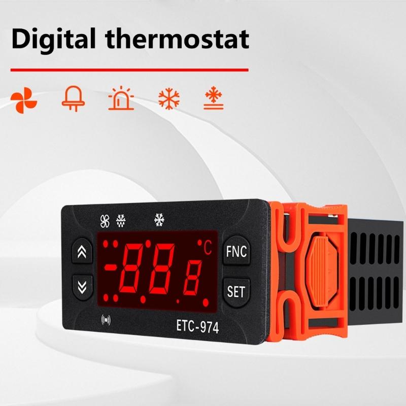 Temperature Controllers LED Digital Thermostat for Incubators Temperature Controllers Thermoregulator Relays