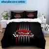 Wydad AC Artwork 3PCS Bedding Set 2D Printing (Includes 1 Duvet Cover + 2 Pillowcases Coreless), Bedroom decor,Fan gift