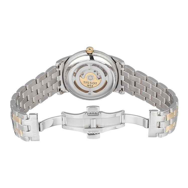 Tissot Automatik Mechanisches Uhrwerk 30m Wasserdichtigkeit Herrenuhren Uhr 41mm Silbernes Zifferblatt T97.2.483.31
