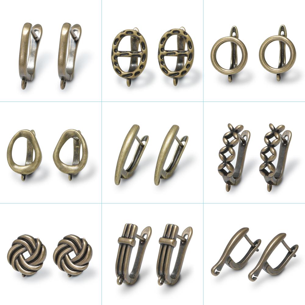 Bronze Musical Earrings Findings For DIY Jewelry Earring Hooks Accessory for Jewelry Handmade Making Supplies