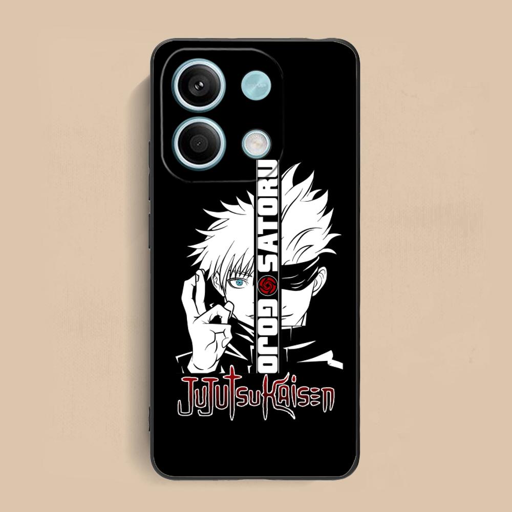Jujutsu Kaisen Satoru Gojo Phone Case for Xiaomi Redmi 15 14 13 12 A5 3 2 1 C Plus 4G 5G Colorful Printing Cover Cover Pretty