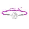 Minimalist Round Hollow Five Pointed Star Adjustable Cord Bracelet Unisex Fashion Jewelry Hand Rope Accessory For Men And Women
