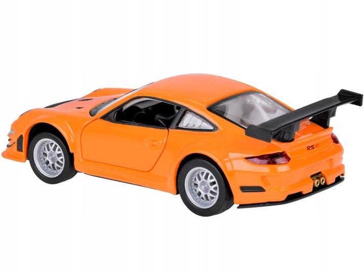 Auto Metalowe Model Porshe 911 Gt3 Rsr 1:32 Światło Dźwięk Kolekcja Za5054