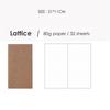 JIANWU Creative kraft paper Traveler notebook inside page Diary notebook Various styles