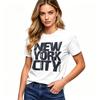 New York City Graphic T Shirt Retro NYC Print Unisex Cotton Short Sleeve Streetwear For Casual Fashionistas And Funny Gift