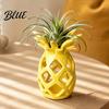 Cute Minimalist Plant Pot Hollow Pineapple Flower Vase for Air Plants 3D Printed Geometric Planter Planter Decorative Desktop Succulents Home Office