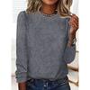 Damen Rundhals Langarm T-Shirt