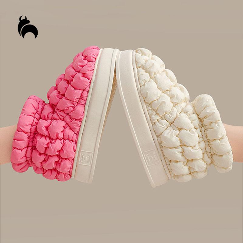 

Хлопковая обувь Mo Dou для девочек, теплые зимние зимние сапоги для мужчин, толстая плюшевая домашняя обувь унисекс, пушистая обувь на плоской подошве для спальни