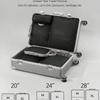 6pcs Compression Packing Cubes for Suitcases, Light Traag, Expandable Paravel Organizer for Clothes Luggage Storageuise Holiday Beach