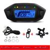 LED Digital Meter Motorcycle Speedometer Adjust Backlight ODO TRIP KMH MPH for 2-4 Cylinders Engines Motor instruments For Honda