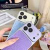 Elegant Floral Full-Coverage Window Case for iPhone 14-17 Pro Max