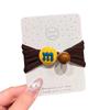 Korean Style Cute Bow Hair Tie – High Elasticity, Gentle On Hair