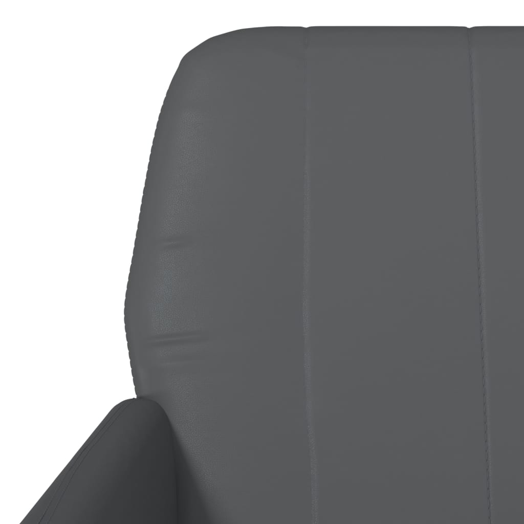 Armchair Gray 61x78x80 cm Artificial Leather