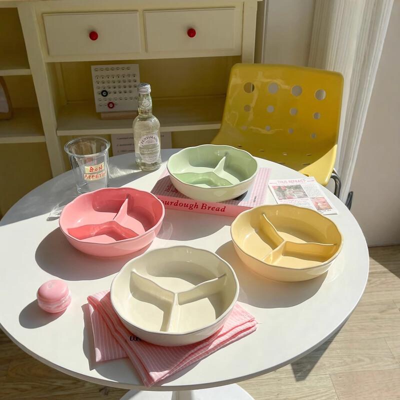 De'ou Xingguang Handmade Ceramic Dinner Plate