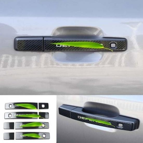 Carbon Fiber Steel Side Door For Land Rover Defender 110 Handle Cover 20-2023
