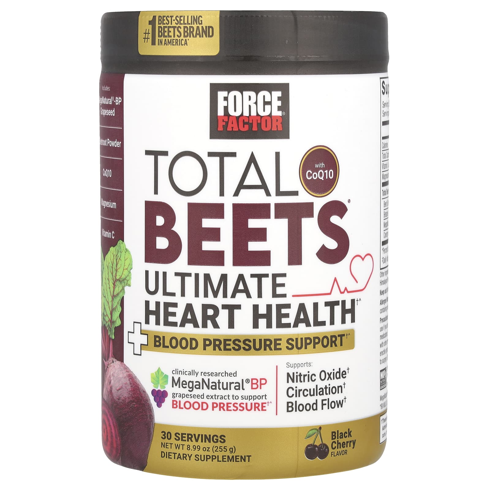 

Force Factor, with Total Bees® CoQ10, Ultimate Heart Health, Black Cherry Flavor, 8.99 oz (255 g)
