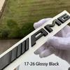 For Mercedes Benz AMG 1pcs 3D Car Rear Trunk emblem Decal Letters Sticker A B C E G CLA W211 W203 W204 W210 W124 accessories QG2