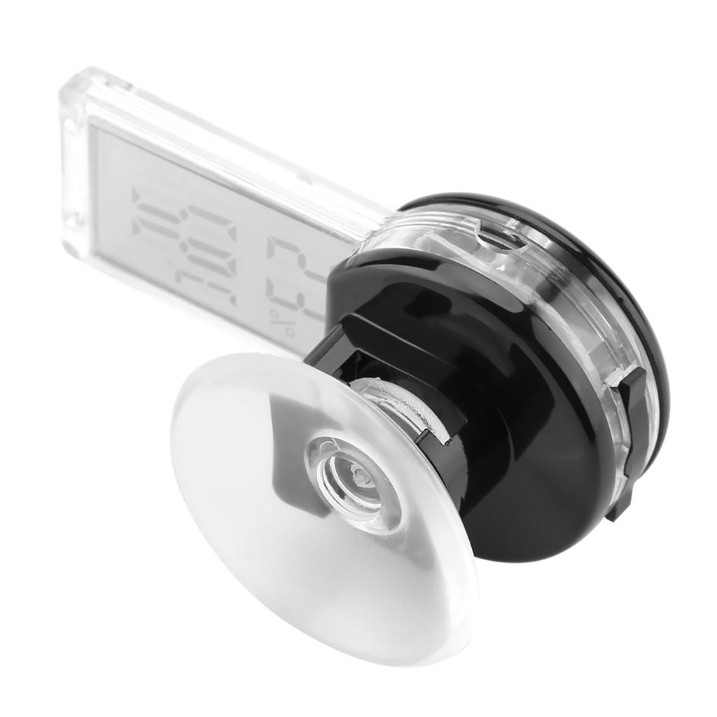 Waterproof Electronic Hygrometer Thermometer Humidity Temperature Monitor for Reptile Black