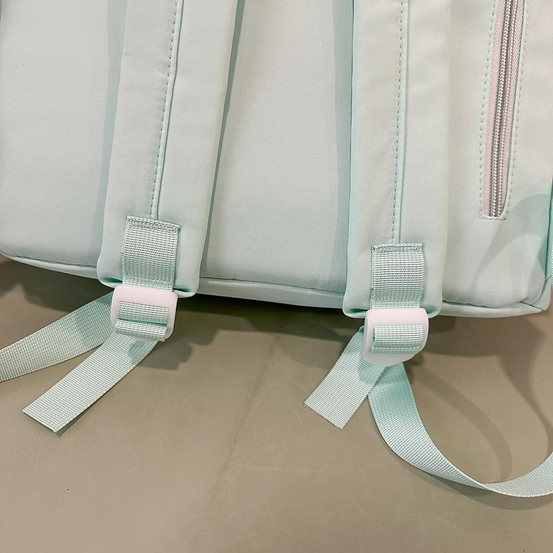 College Style Backpack Women's Outdoor Sports Lightweight Drawstring Schoolbag Large Capacity Backpack