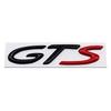 BCK2  3D ABS Metal GTS Car Stickers English Letter Car Rear Emblem Fender Side Rear Tail Trunk Badge Decal Accessories